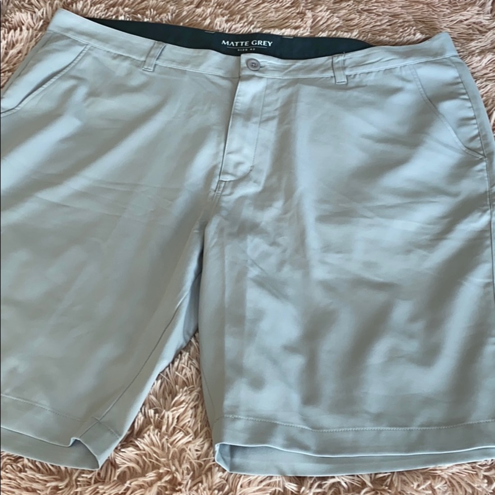 NWOT Matte Grey Golf Shorts-Haus of Grey